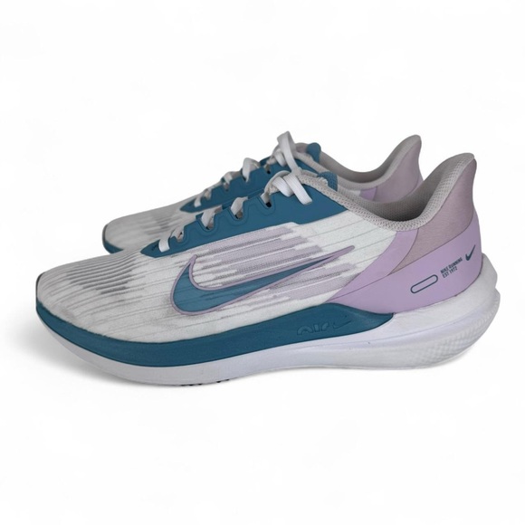 Nike Shoes - Women's Nike Winflo 09 White and Blue Athletic Shoes